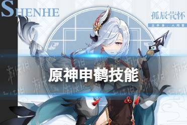 《原神》申鹤技能情报 申鹤技能是什么