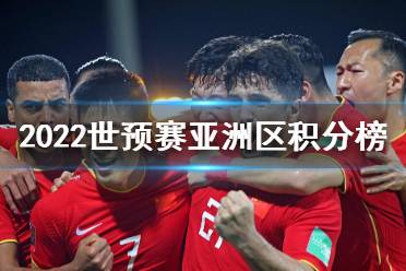 世预赛亚洲区小组积分榜最新 2022世界杯亚洲预选赛积分