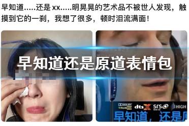 早知道还是原道表情包 原道耳机梗图分享