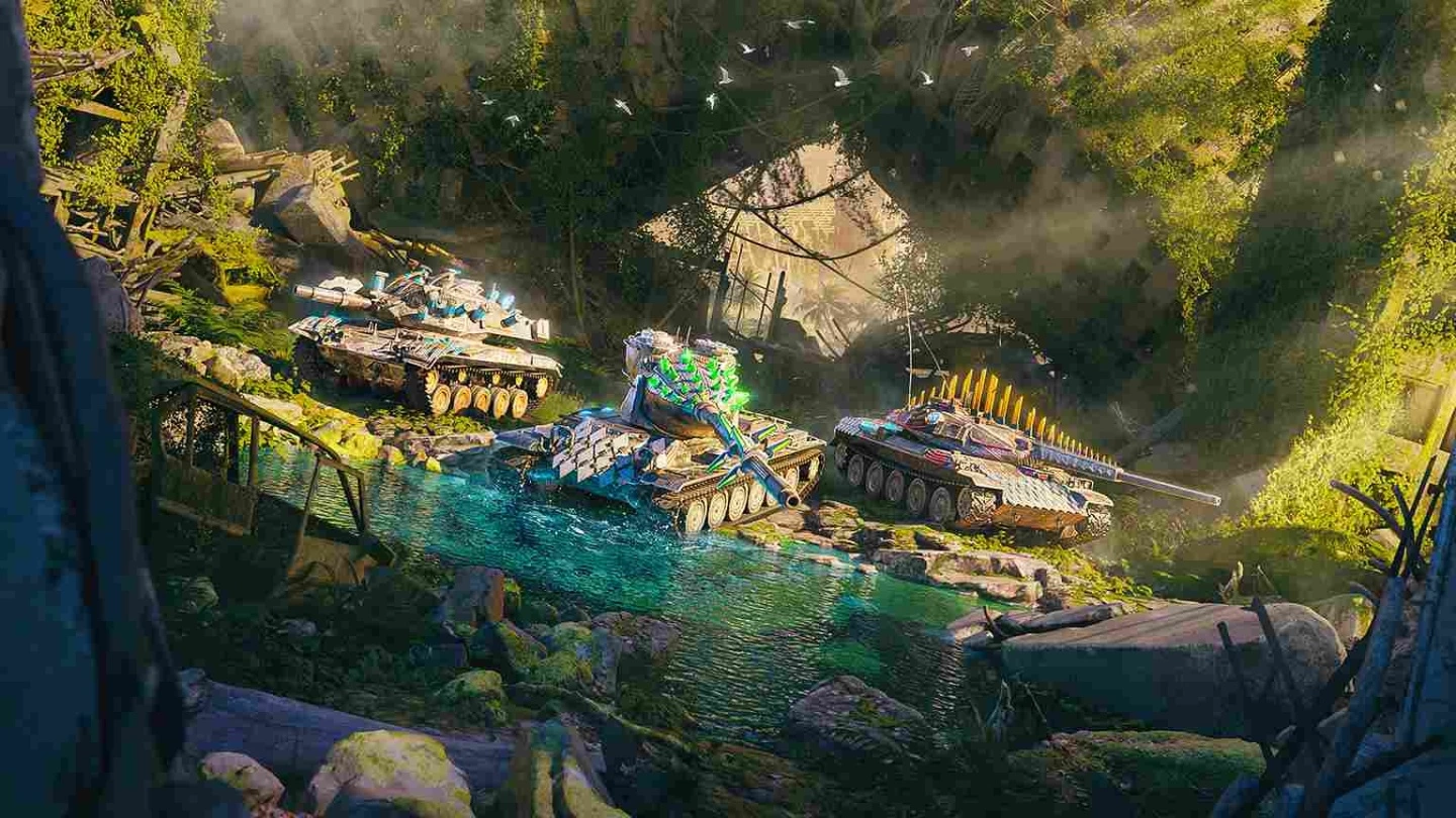 恐龙战车降临《战车世界:闪击战》游戏首次释出3D动画传奇迷彩作为活动奖励