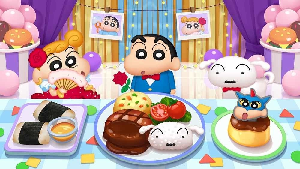 欢庆《LINE 熊大上菜》4週年生日快乐！「蜡笔小新」再度动感登场！