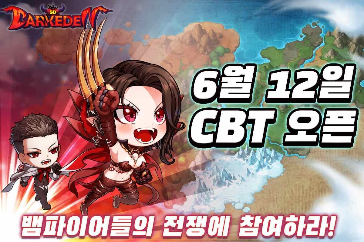 人气 MMORPG 改编《Dark Eden 血魔伊甸园SD》韩国限时封测开跑