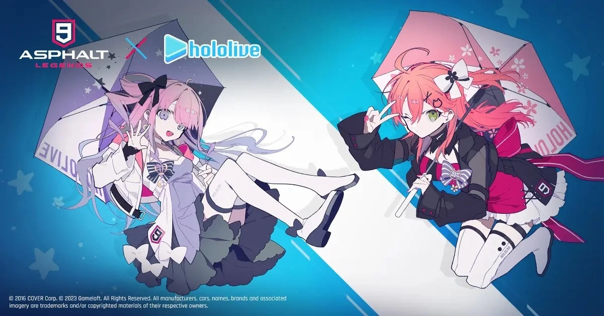 Hololive Vtuber 樱巫女&姬森璐娜与《狂野飙车9:竞速传奇》联名活动正式开跑