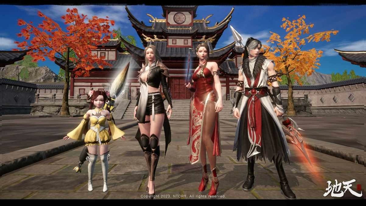 《十二之天M》ntori 武侠风 MMORPG《地天》9 月底 CBT 封测！四大职业抢先公开